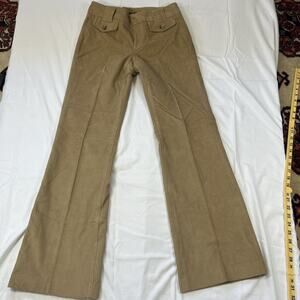 Banana Republic Womens Pants Beige Size 2 Martin Fit Career Office Wool Blend